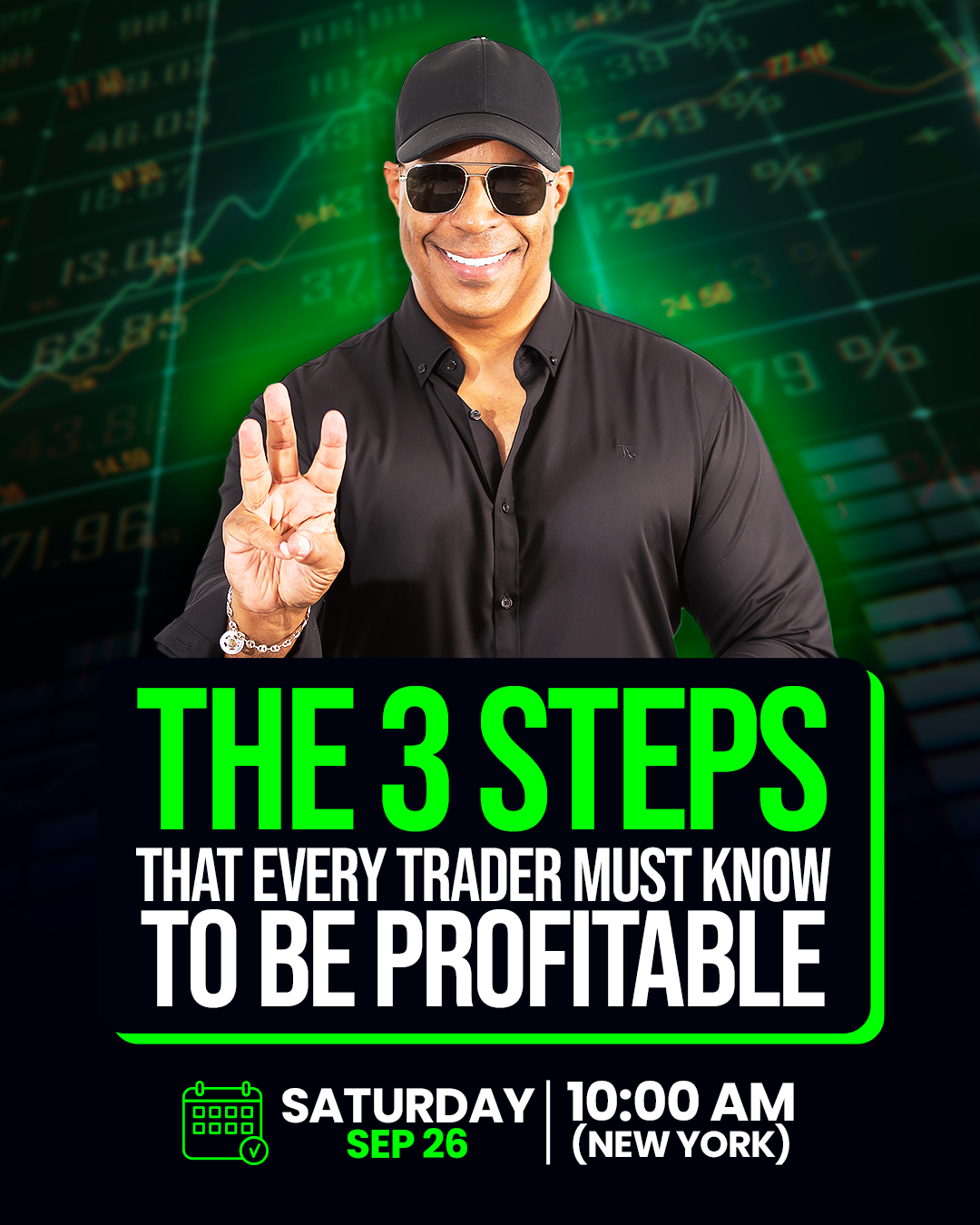 The 3 steps that every trader must know to be profitable. Saturday, September 26, 10:00 AM (New York)