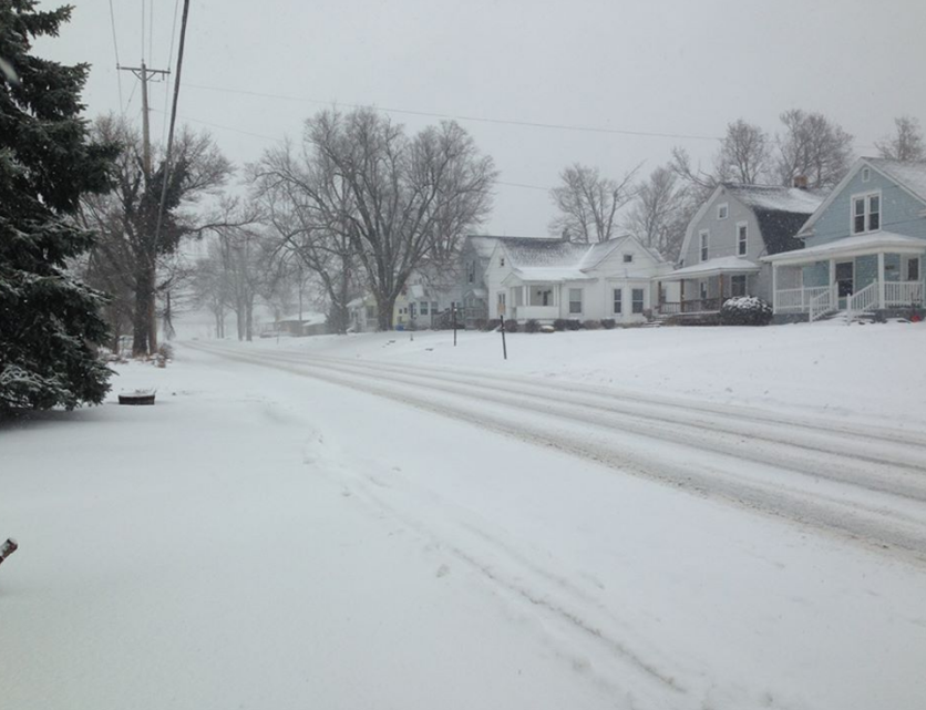 Snow in Columbus, Ohio (c) 10TV