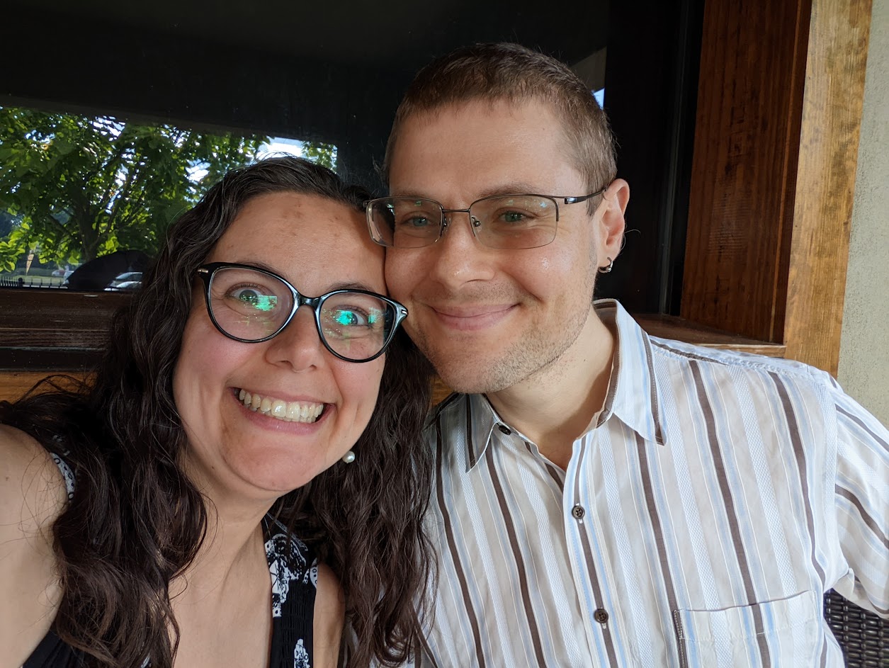 photo of Gleb and Agnes on their anniversary