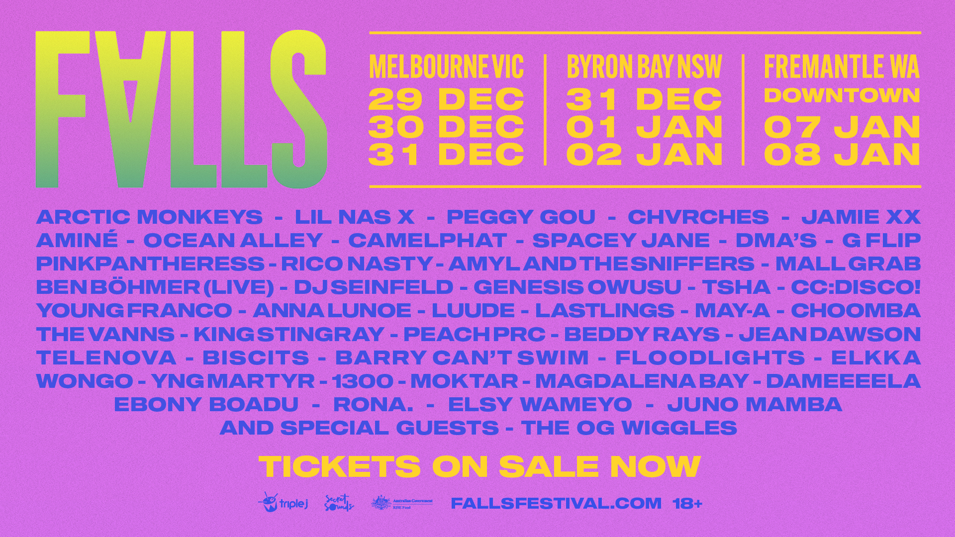 Scene News FALLS Melbourne Downtown Tickets On Sale Now! Whats My