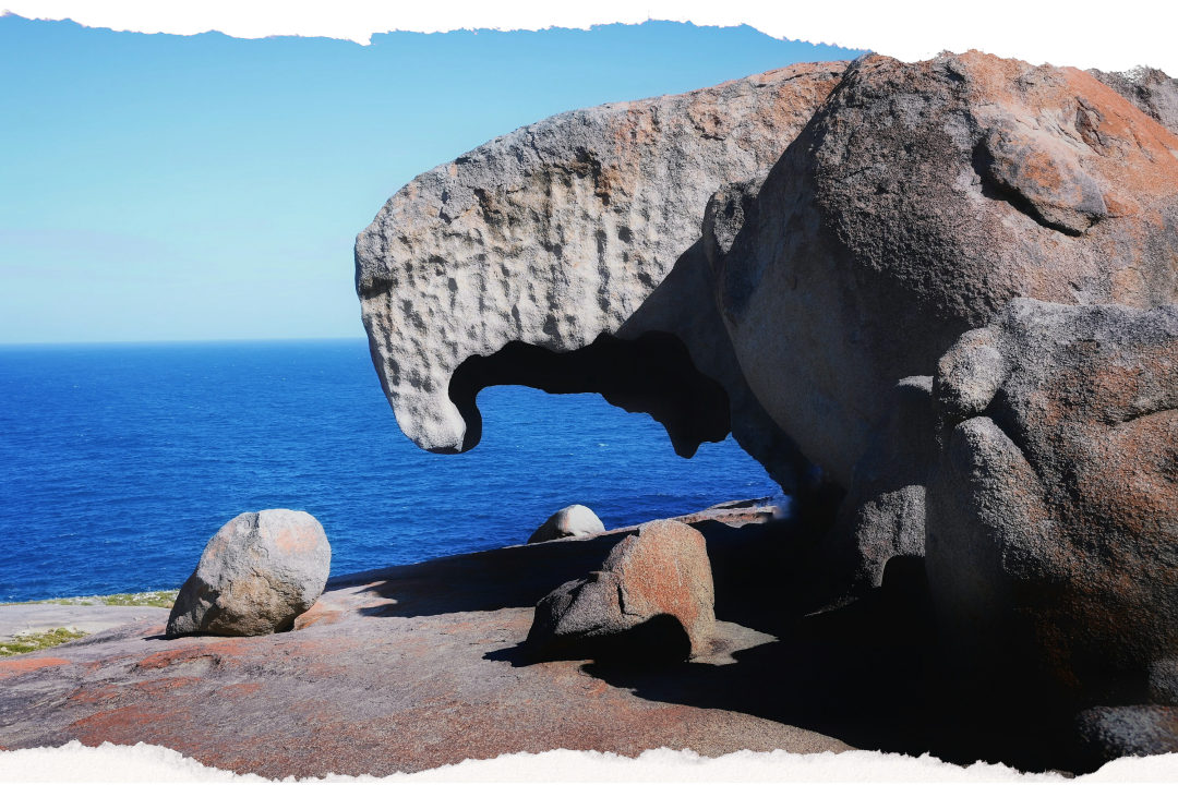 The granite boulders of Remarkable Rocks on Kangaroo Island
