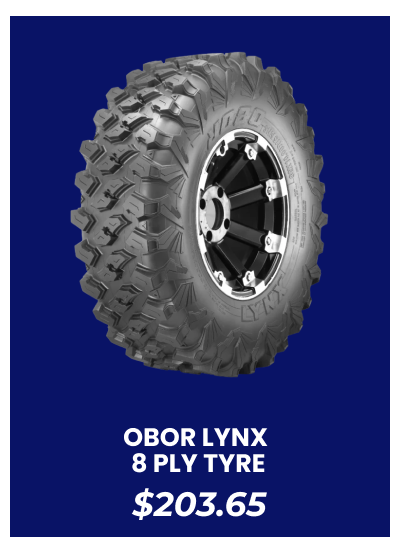Obor Crawler 8 ply tyre