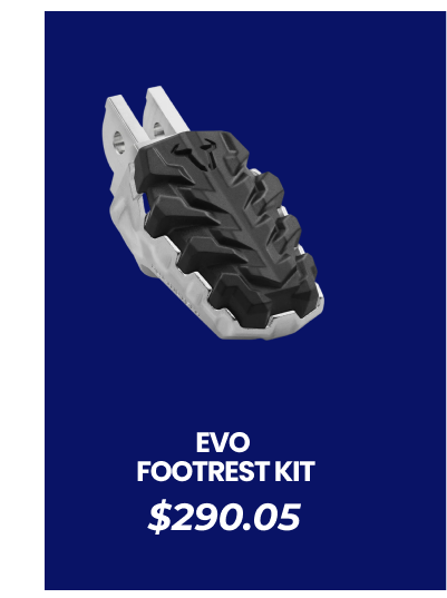 EVO footrest kit for Triumph Tiger 1200 Explorer
