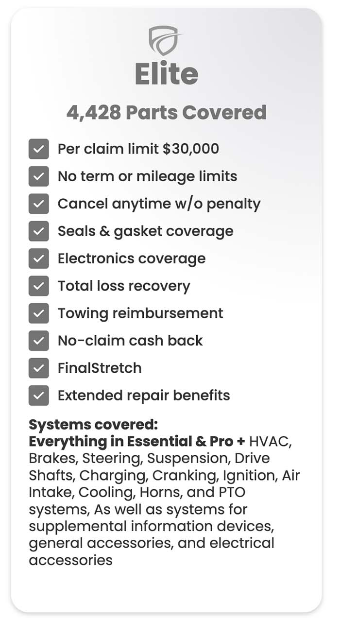 TruckProtect Elite Plan