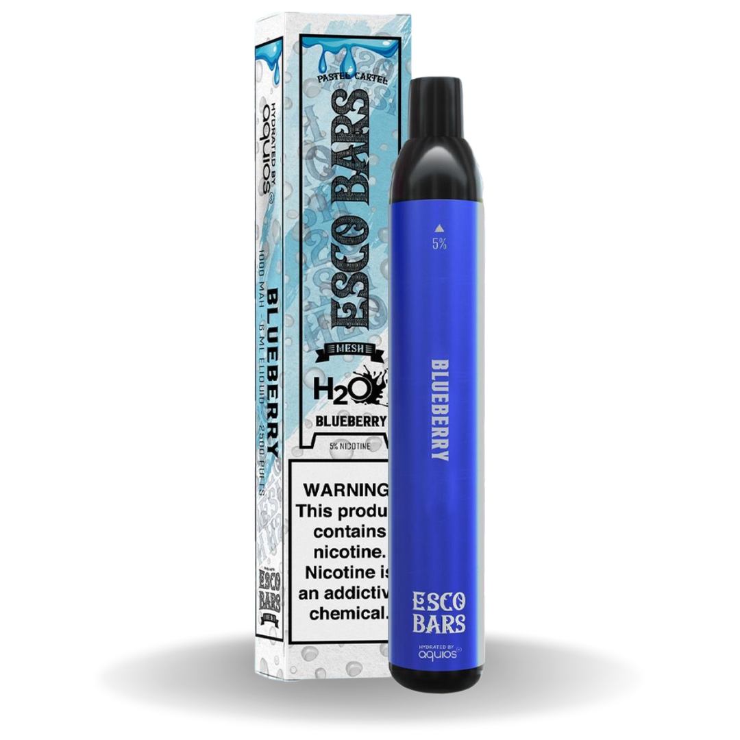 Stay Cool with NEW Esco Bars H2O 2500 Puffs Disposable 💧 Perfect Vape