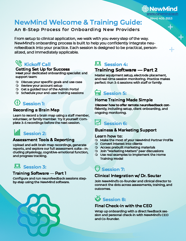 NewMind Training and Support Guide