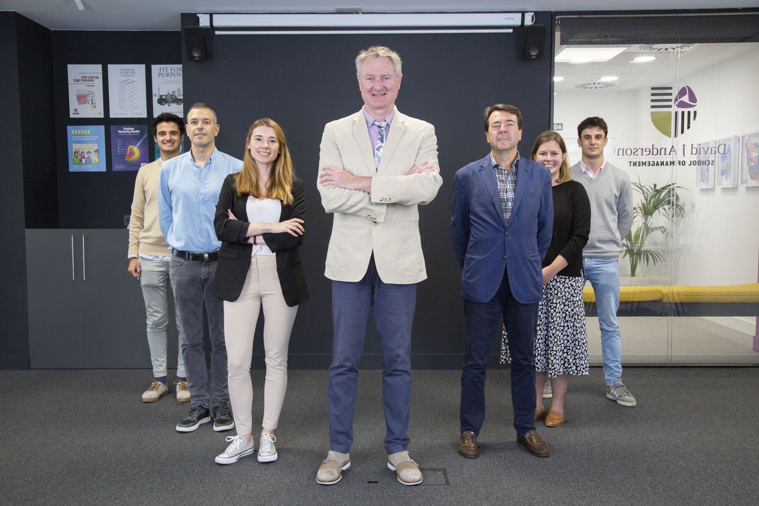 The David J. Anderson School of Management team