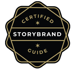 Certified Badge from StoryBrand - "Certified StoryBrand Guide"