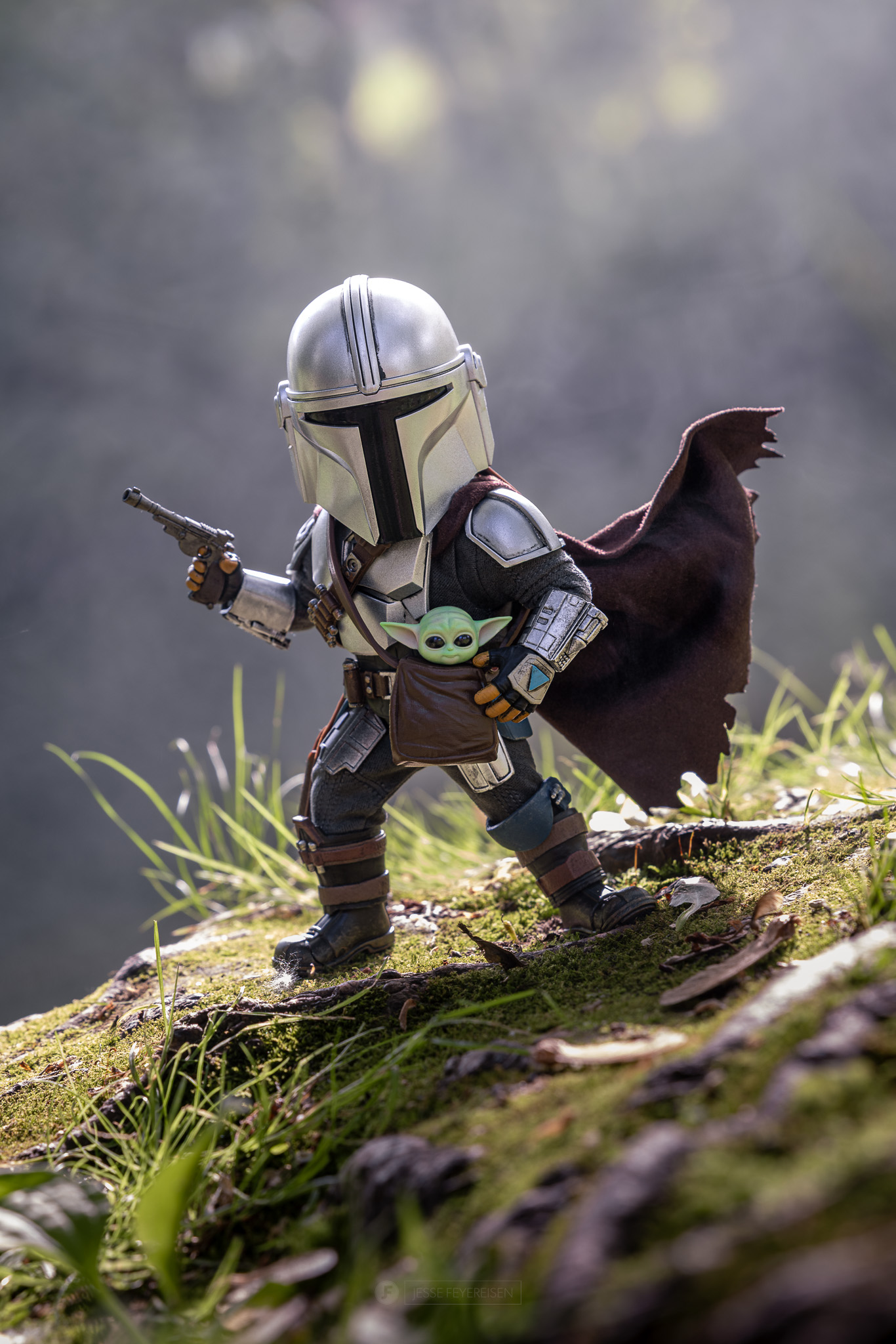 This is the way — Mandalorian & Grogu figure, photo by Jesse Feyereisen