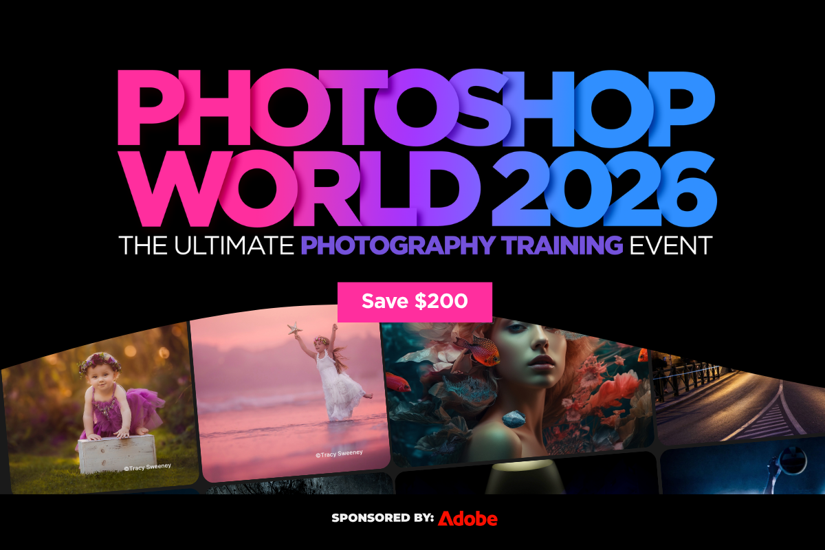 Photoshop World 2026 — It Starts Monday, September 14 — $299 Through Sunday