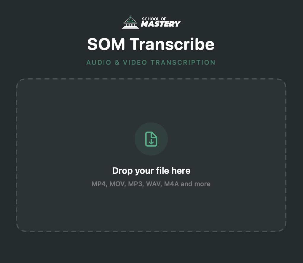 SOM Transcriber in action