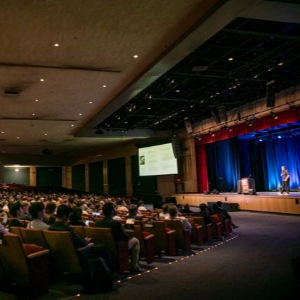 photo: audience in auditorium