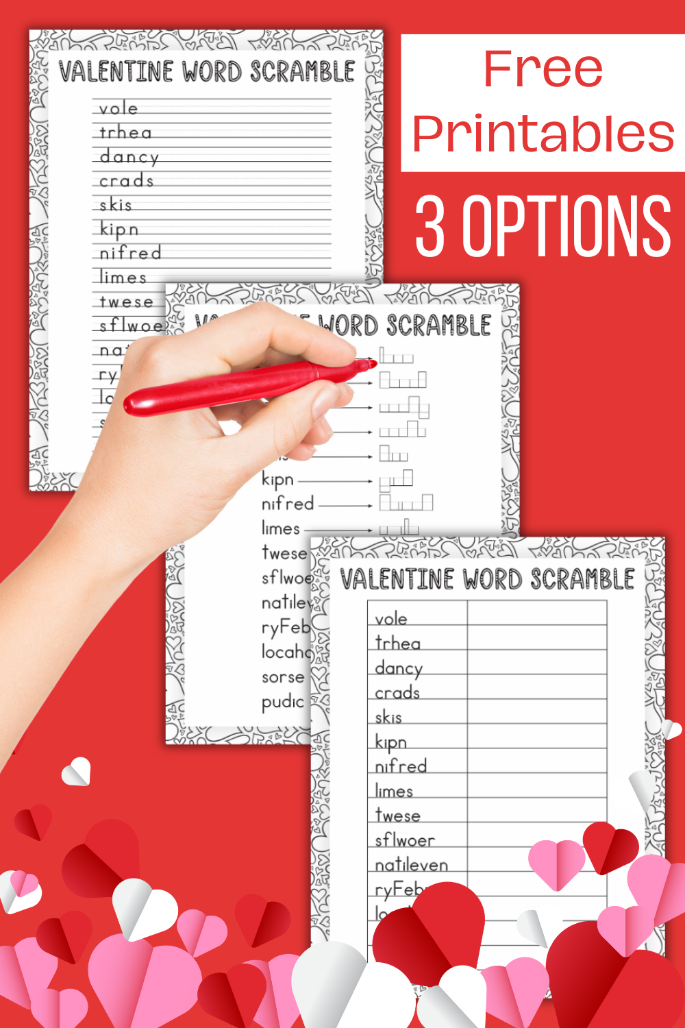 valentine-word-scramble-free-worksheets-your-therapy-source for Valentine Word Scramble Free Printable Valentine Word Scramble Free Worksheets - Your Therapy Source for Valentine Word Scramble Free Printable
