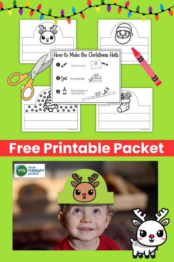 free-christmas-headband-printable-your-therapy-source for Free Printable Christmas Headband Craft Free Christmas Headband Printable - Your Therapy Source for Free Printable Christmas Headband Craft