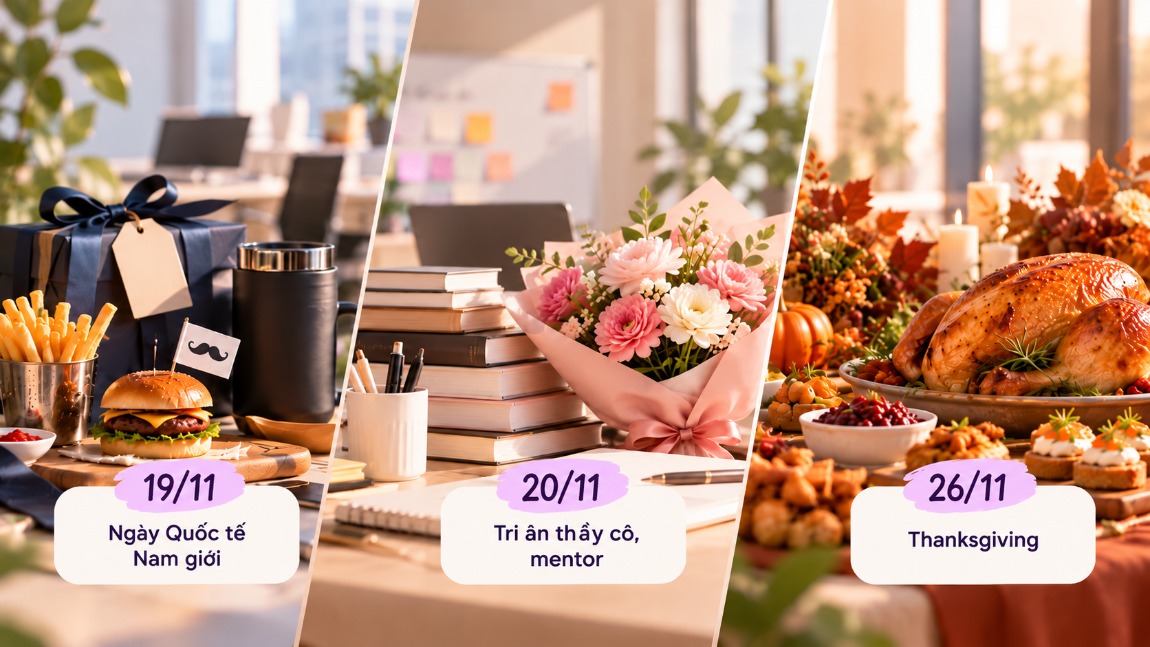Các dịp tri ân tháng 11