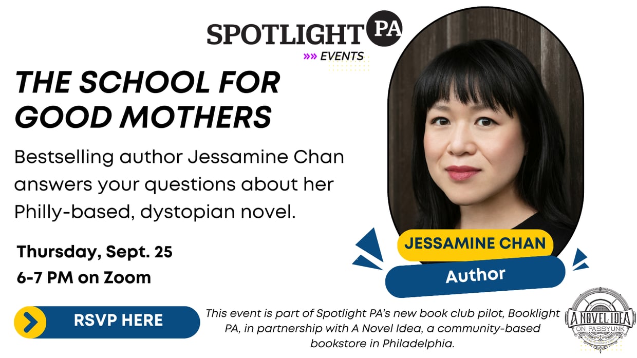 Join us Sept. 25 from 6-7 p.m. for a discussion with author Jessamine Chan
