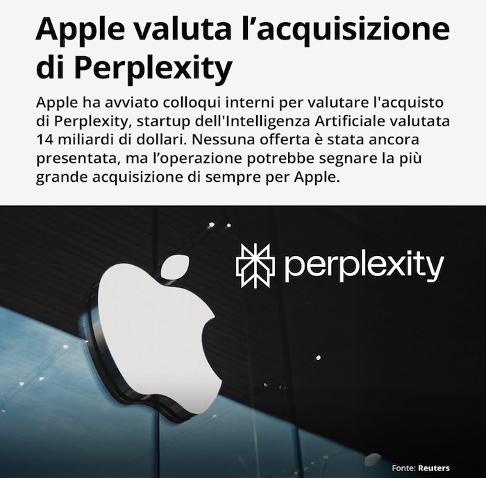 Apple ci prova con Perplexity