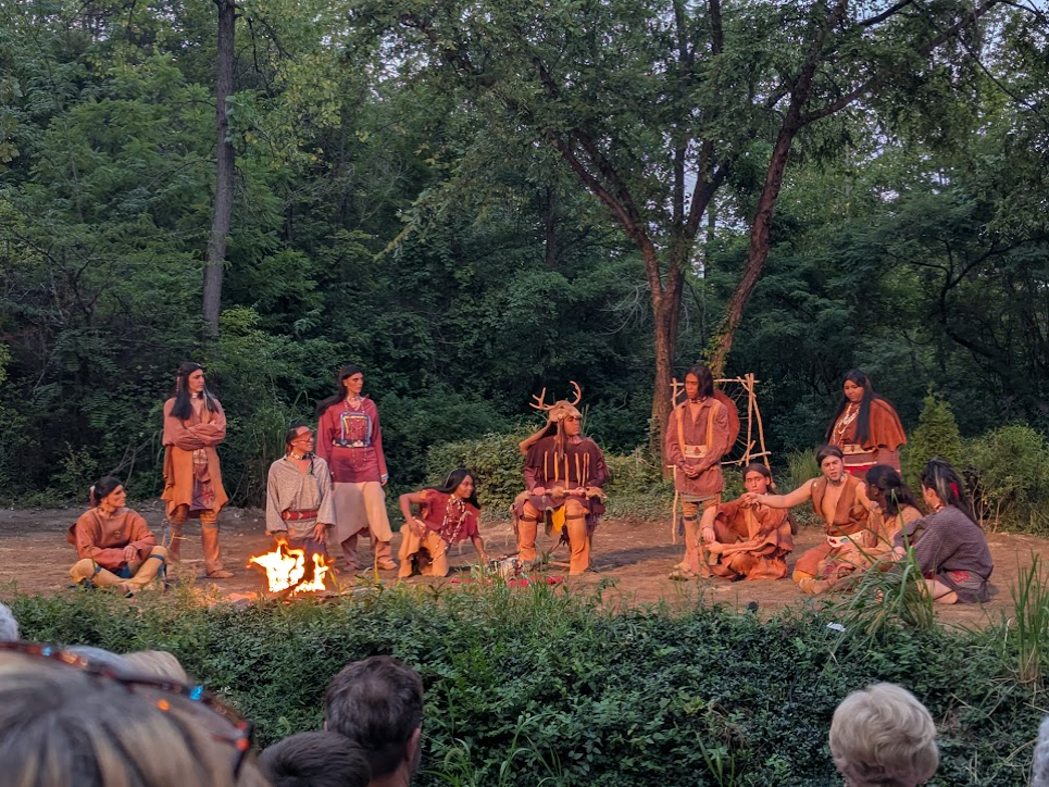 Photo of scene from a performance of Tecumseh! Photo of scene from a performance of Tecumseh!