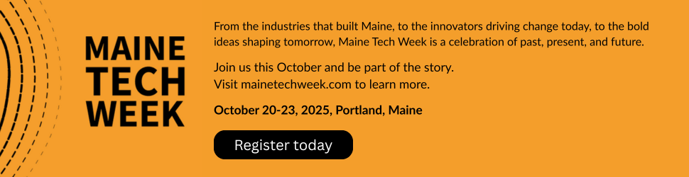 banner ad for the Maine Tech Week event October 20-23.