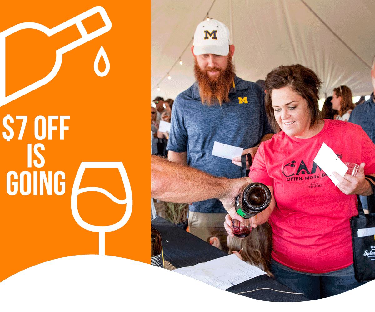 ENDING TONIGHT 7 OFF Wine Walk Tickets Splashway Waterpark