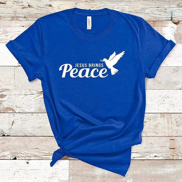 Jesus Brings Peace - Short Sleeve Unisex T-Shirt Jesus Brings Peace - Short Sleeve Unisex T-Shirt