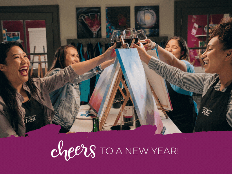 Painting with a Twist new year, new art Painting with a Twist