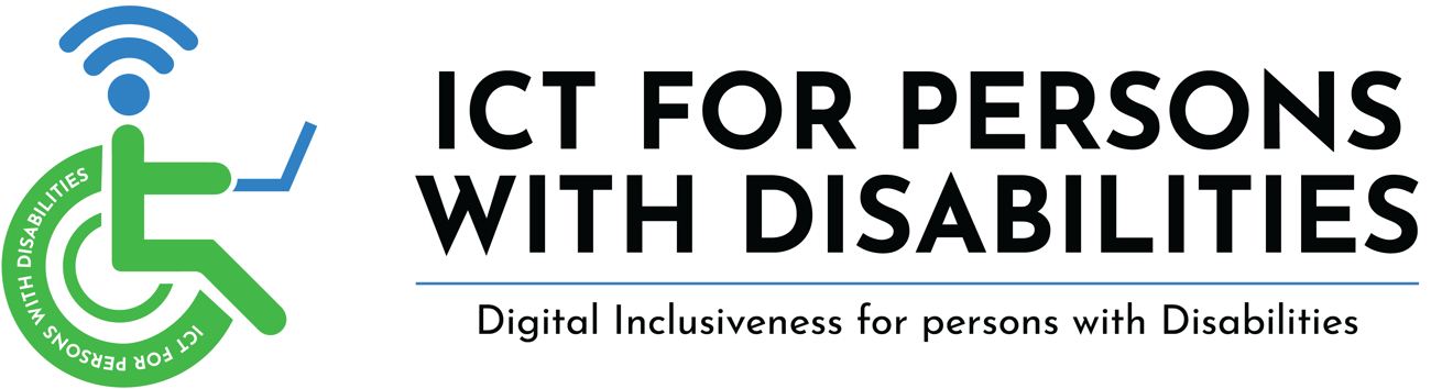 Logo of ICT for persons with disabilities