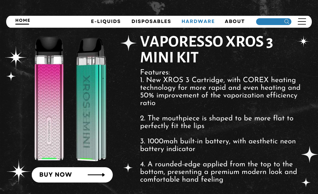 NEW Vaporesso & Smok Vaporesso XROS 3, XROS 3 MINI, Smok TAir