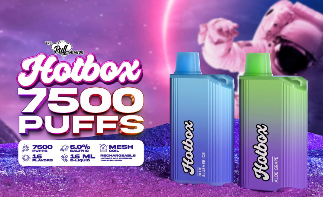 New Disposables Alert Packspod 5000 & The Puff Brands Hotbox 7500