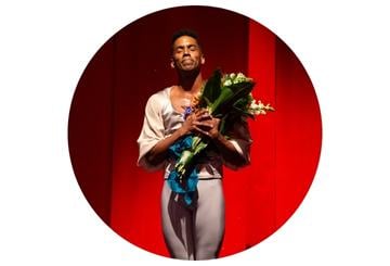 Jonathan Batista onstage at McCaw Hall, photo © Angela Sterling. 