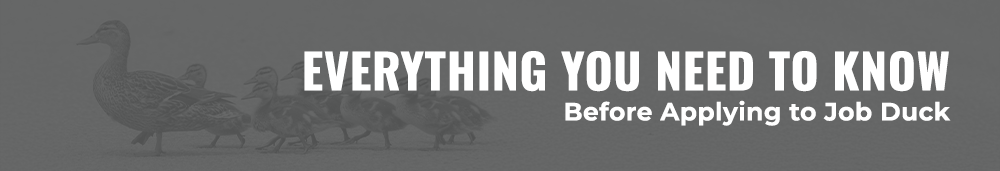 Everything You Need to Know Before Applying to Job Duck