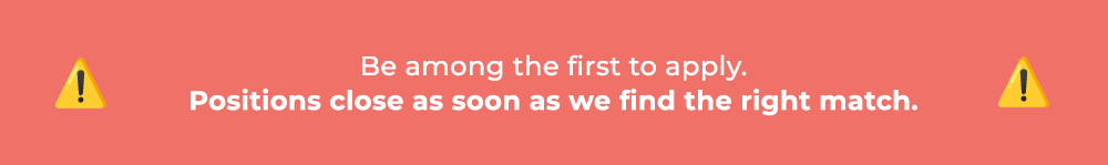 Be among the first to apply!