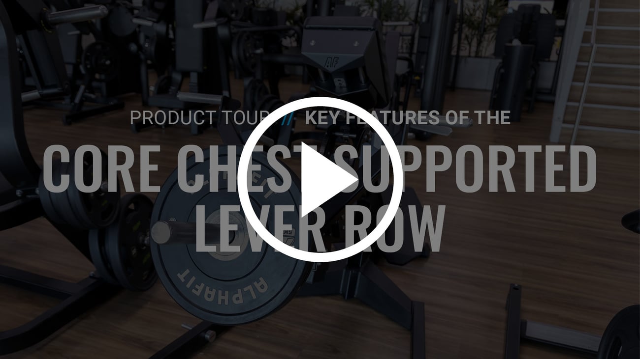 📣 New Product Drop AlphaFit Chest Supported Lever Row Alphafit