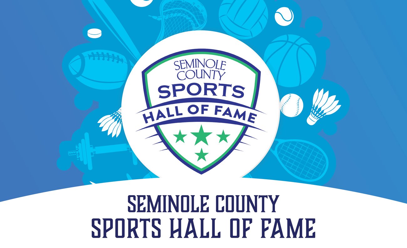 Hall of Fame Logo with text saying Seminole County Sports Hall of Fame Hall of Fame Logo with text saying Seminole County Sports Hall of Fame