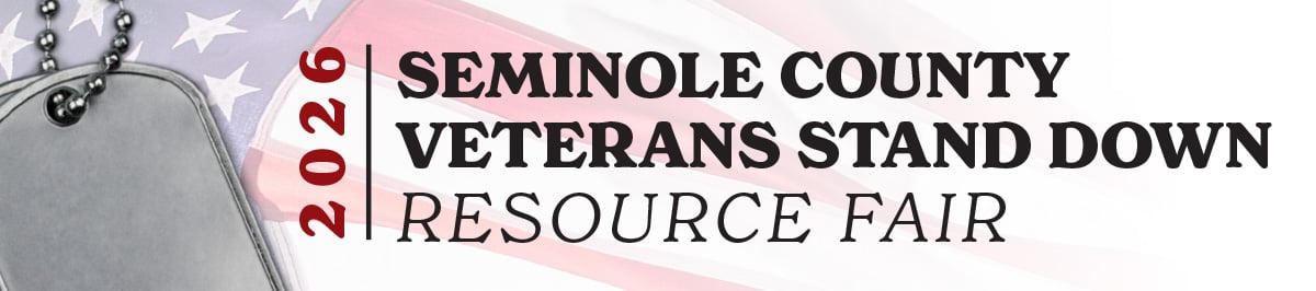 Text saying "2026 Seminole county Veterans Stand Down Resource Fair" Text saying "2026 Seminole county Veterans Stand Down Resource Fair"