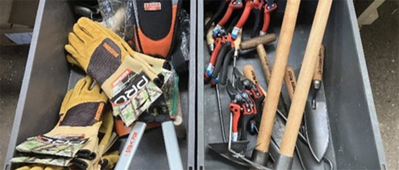 vrijwilligers gereedschapsuitleen