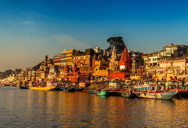 Photo du port de Varanasi en Inde