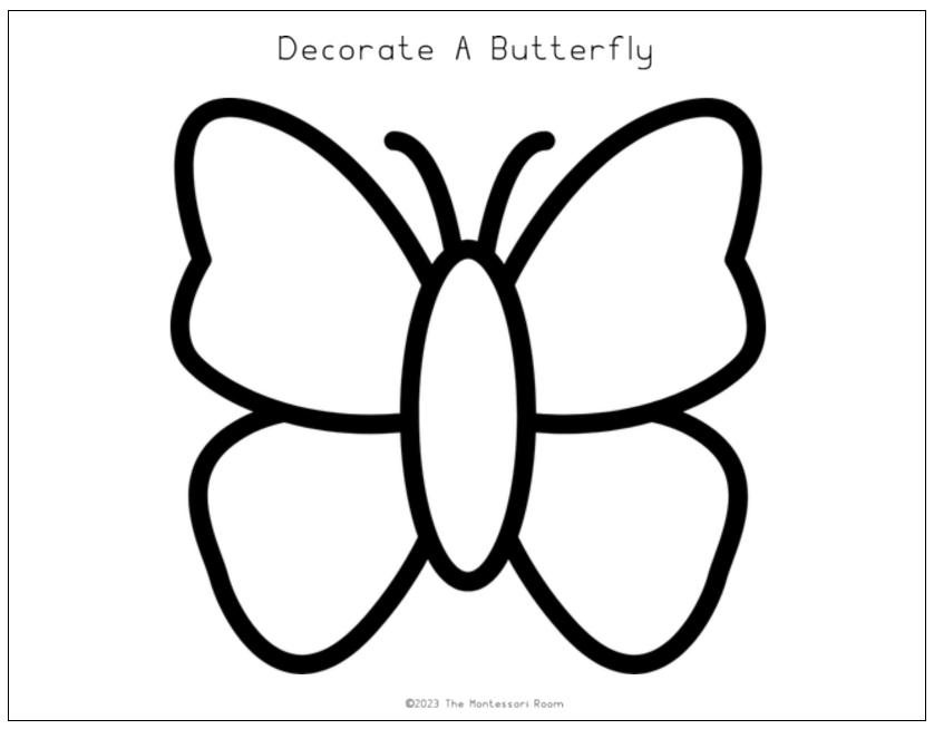 5 Free Butterfly Printables and Activities You Can Do This Weekend - The Montessori Room 5-free-butterfly-printables-and-activities-you-can-do-this-weekend-the-montessori-room
