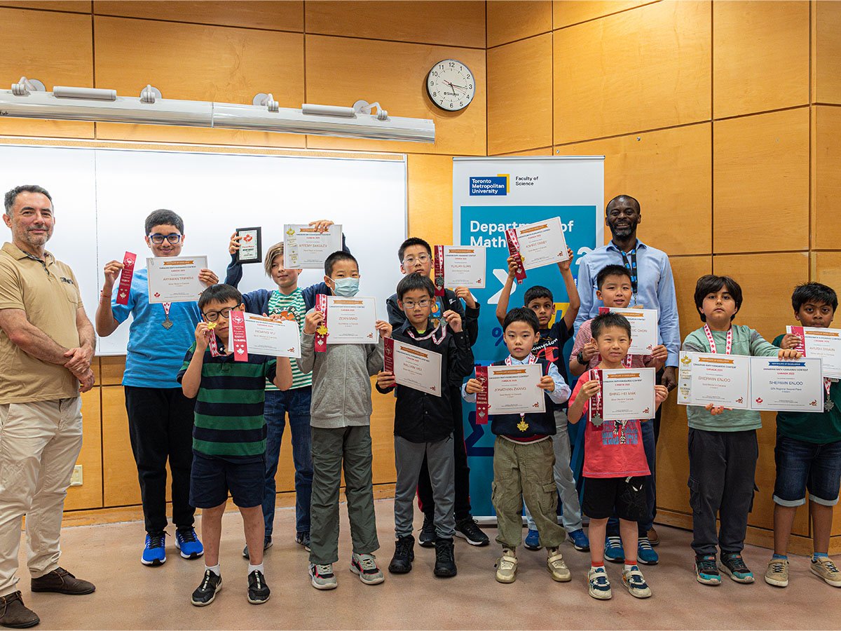 Kangaroo Math award recipients