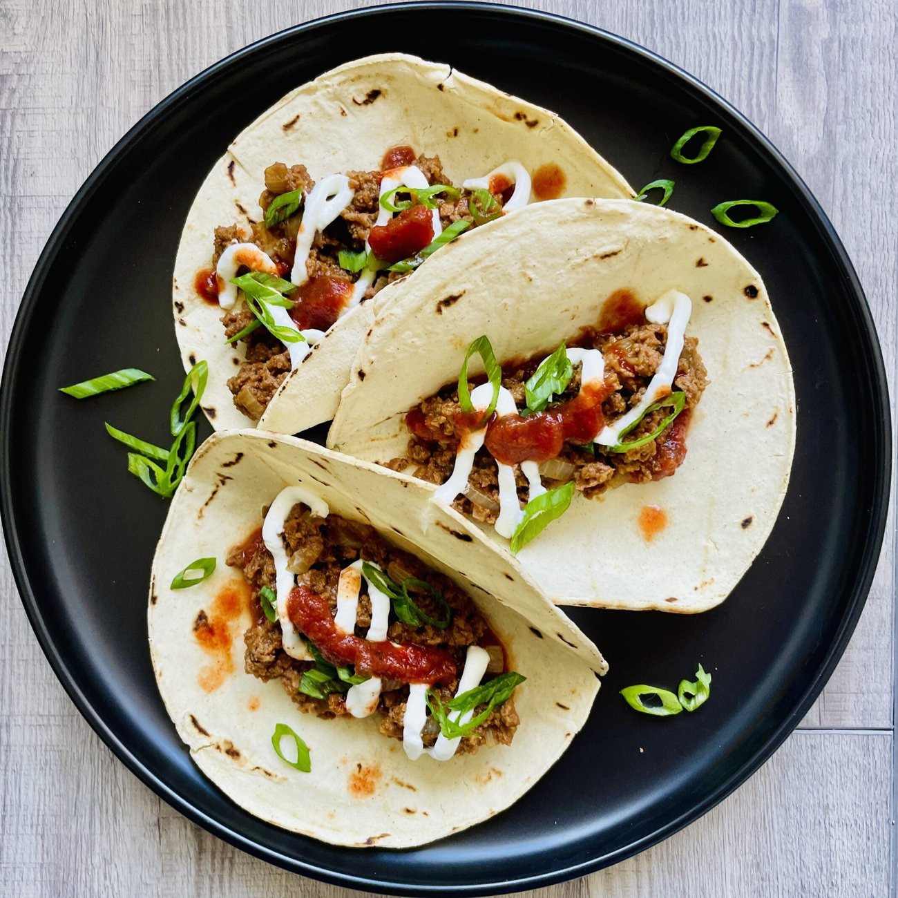 Textured Vegetable Protein (TVP) Tacos
