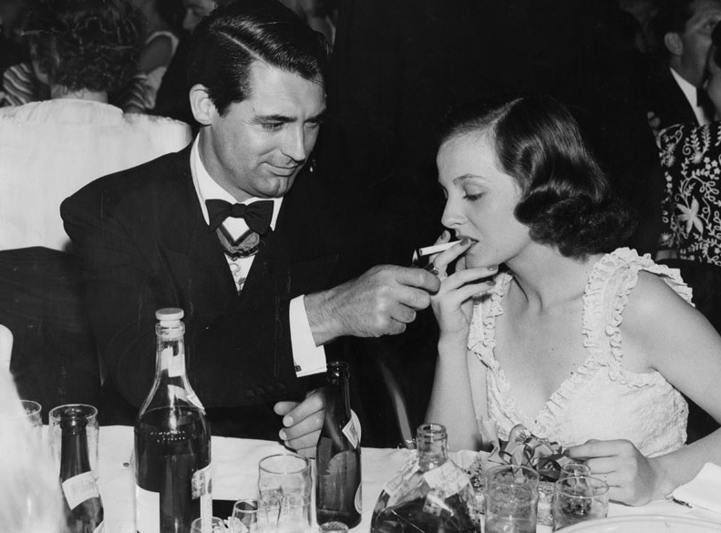 Fay Wray and Carey Grant