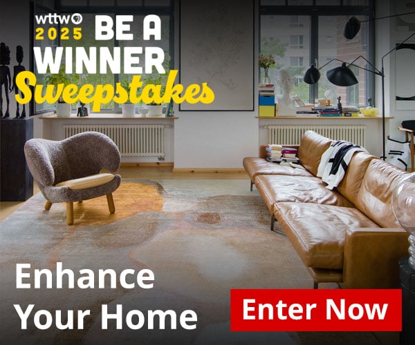 Ad: WTTW 2025 Be A Winner Sweepstakes - Win a Subaru Forester Hybrid (pictured in red). Enter now: wttw.com/sweepstakes