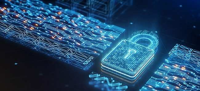 graphic: digital padlock