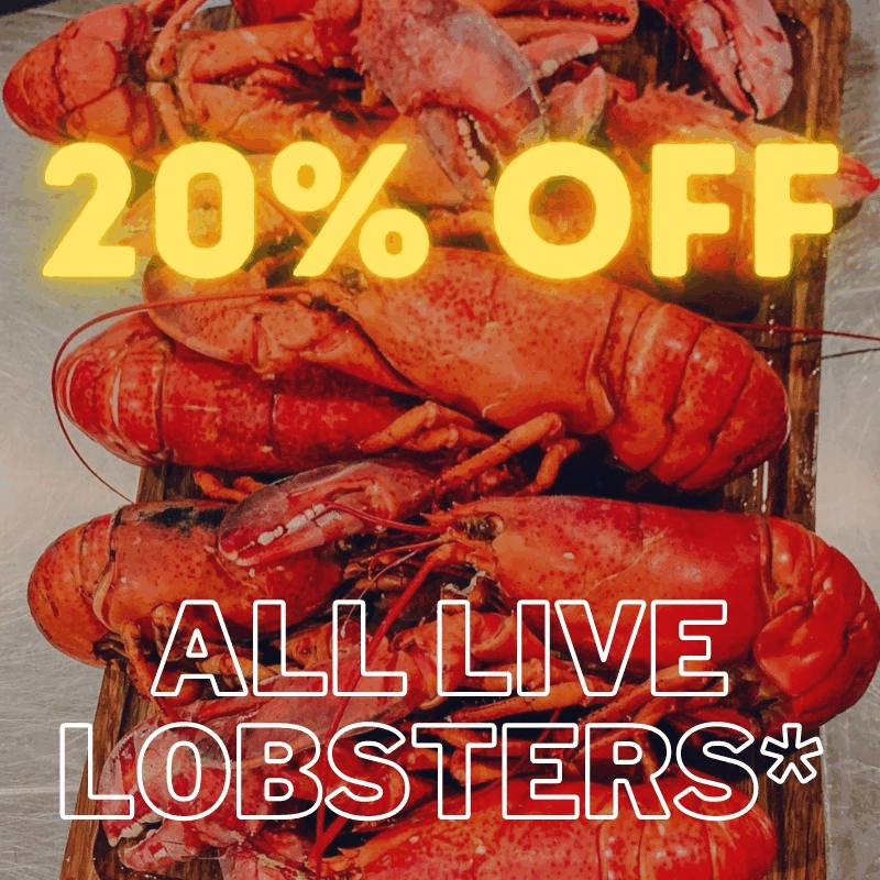 Employee Discount on ALL LIVE LOBSTERS! 🦞 Maine Lobster Now