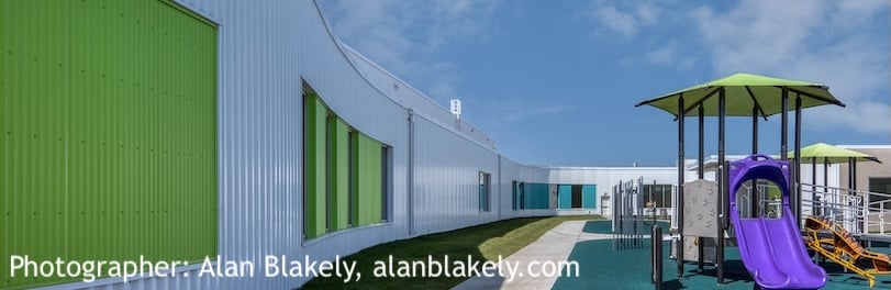 Exterior and Interior Metal Designs Provide the Perfect Solution for Louisville High School Media Center