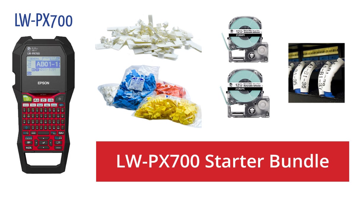 LW-PX700 Starter Bundle – Ultimate Cable Labeling System