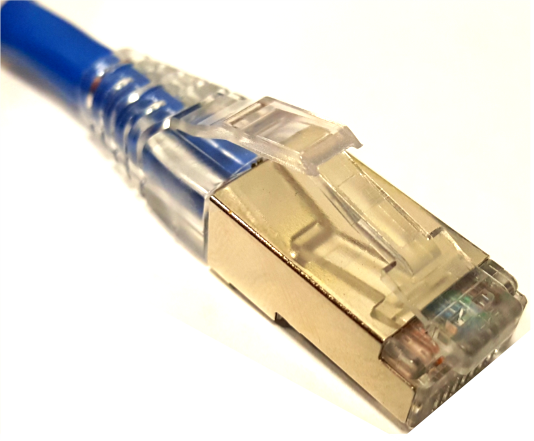 CAT6A 26AWG U/FTP-Shielded, Stranded Copper Cable Patch Cords – Premium Clear Claw Boot