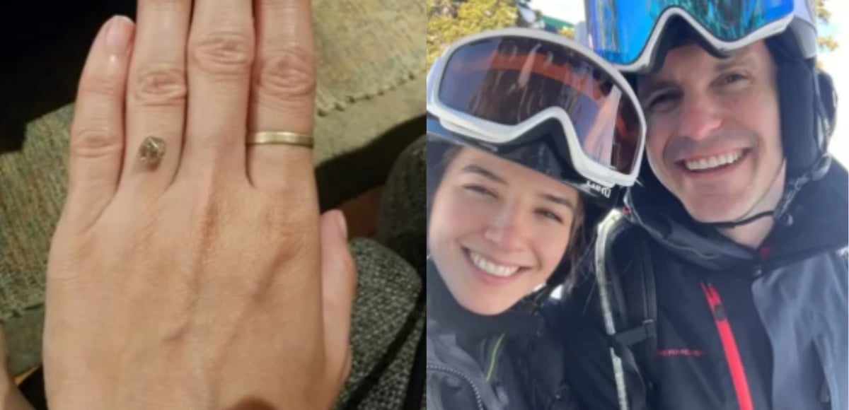 Woman searched and dug for her own engagement ring