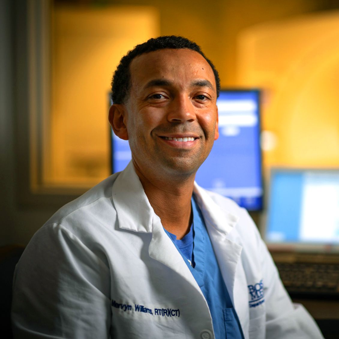 Smiling BMC employee