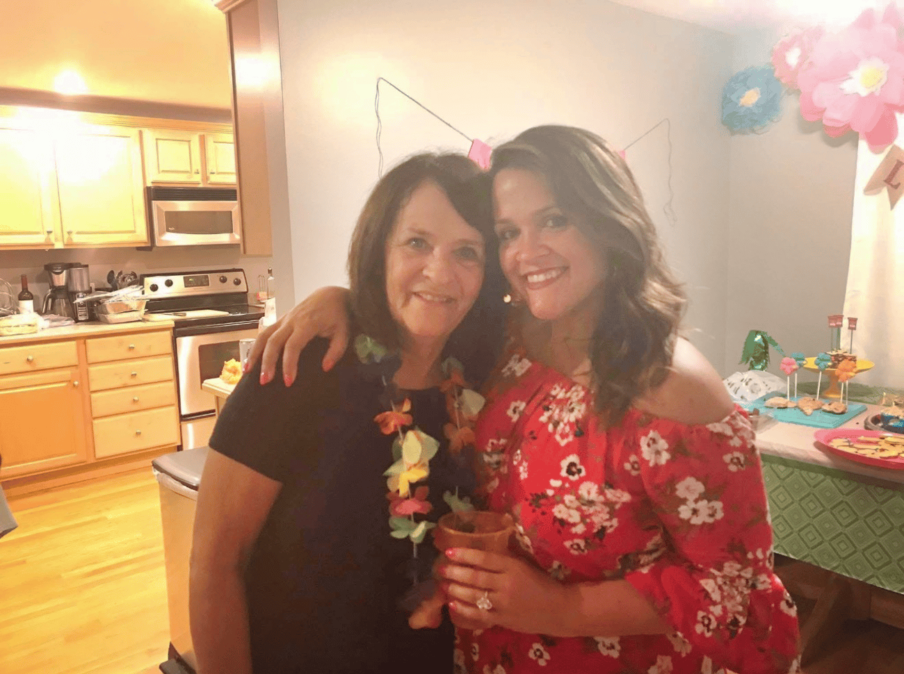 Kristina (left) and her daughter Lisa (right)